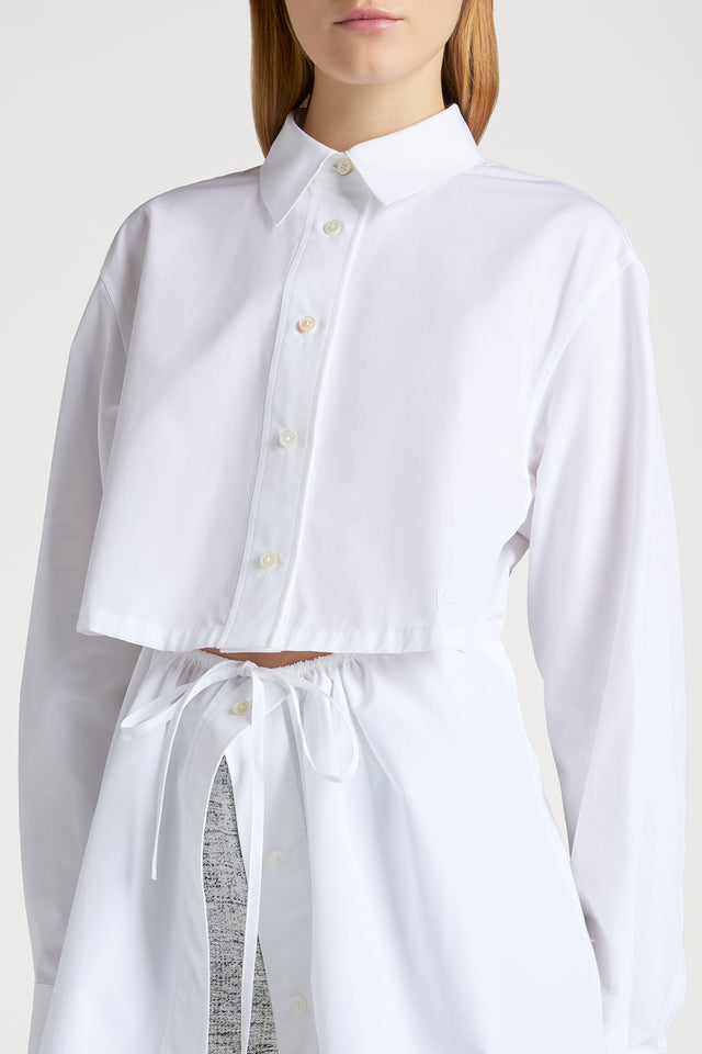 Ports 1961 THE ICONIC WAIST-DEFINED SHIRT 110-OPTIC WHITE
