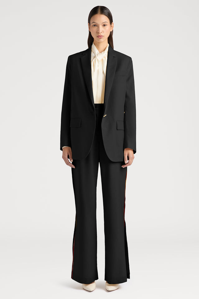 Ports 1961 TIMELESS EVERYDAY SINGLE-BUTTON BLAZER IN BLACK 999-BLACK