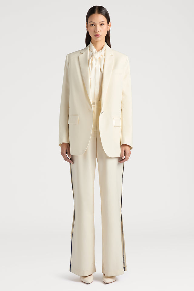 Ports 1961 TIMELESS EVERYDAY SINGLE-BUTTON BLAZER IN IVORY 171-IVORY