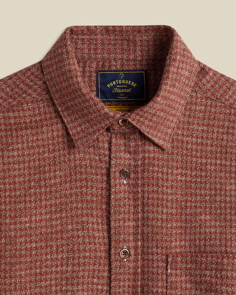 Portuguese Flannel Abstract Pied Poule - Clay