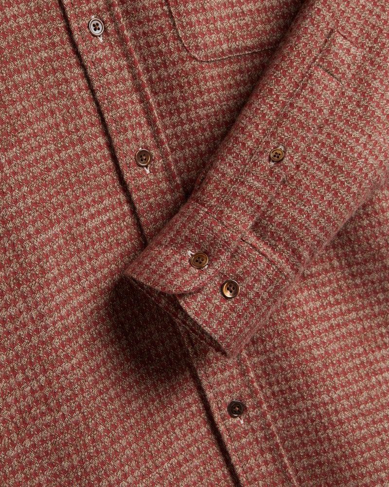 Portuguese Flannel Abstract Pied Poule - Clay