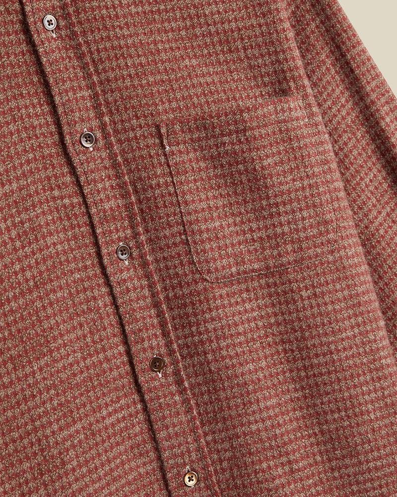 Portuguese Flannel Abstract Pied Poule - Clay