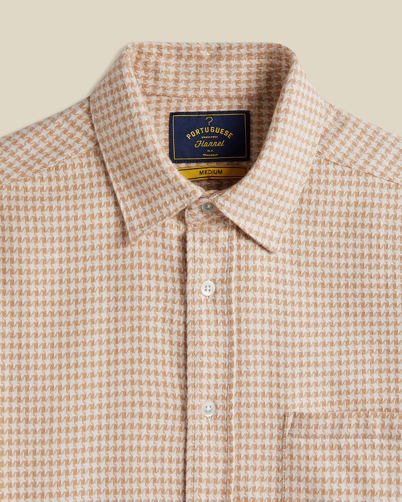 Portuguese Flannel Abstract Pied Poule - Creme