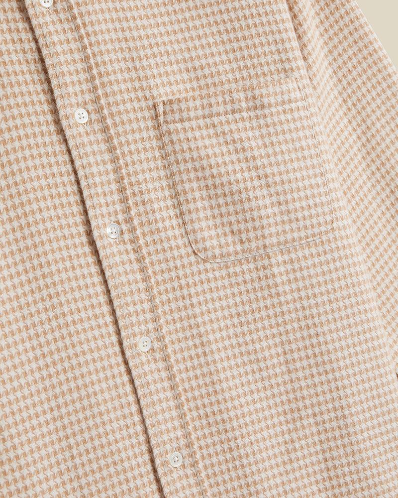 Portuguese Flannel Abstract Pied Poule - Creme