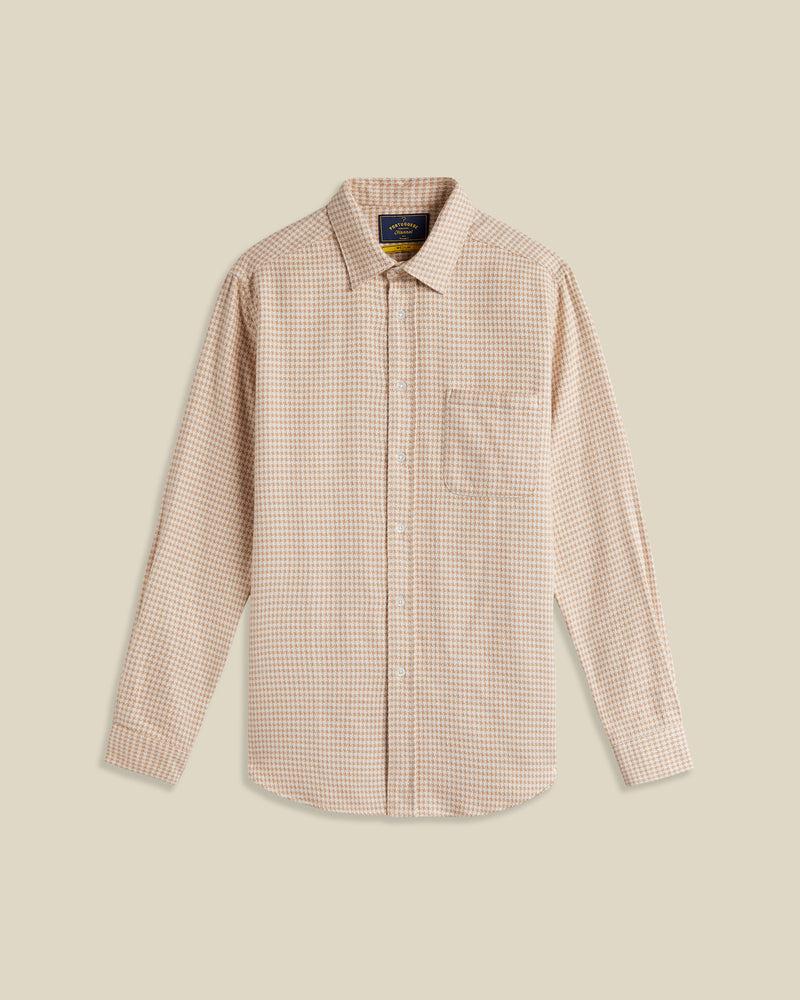 portuguese flannel Abstract Pied Poule - Creme