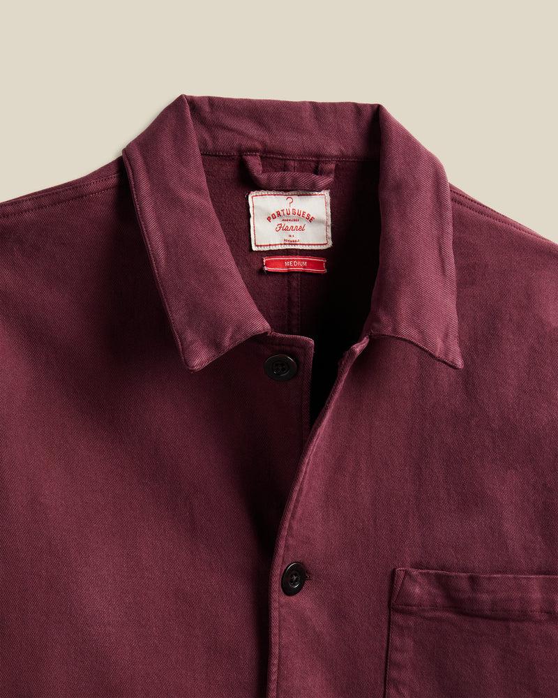 Portuguese Flannel AW Labura Jacket - Bordeaux