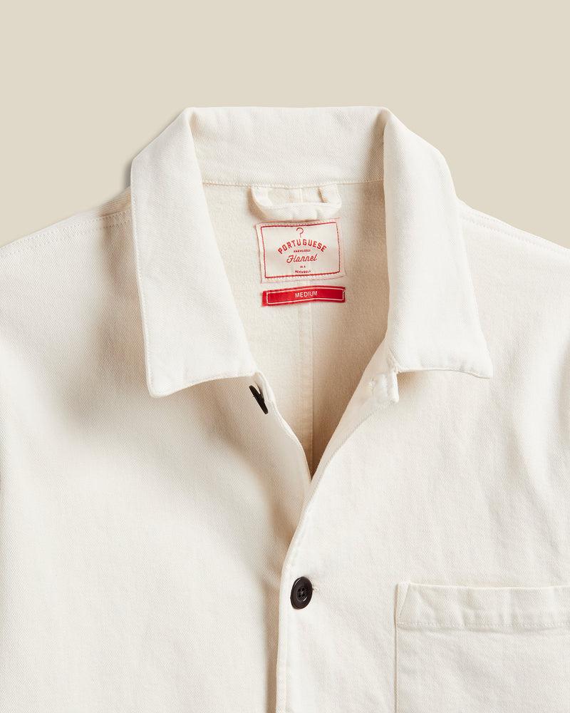 Portuguese Flannel AW Labura Jacket - Ecru