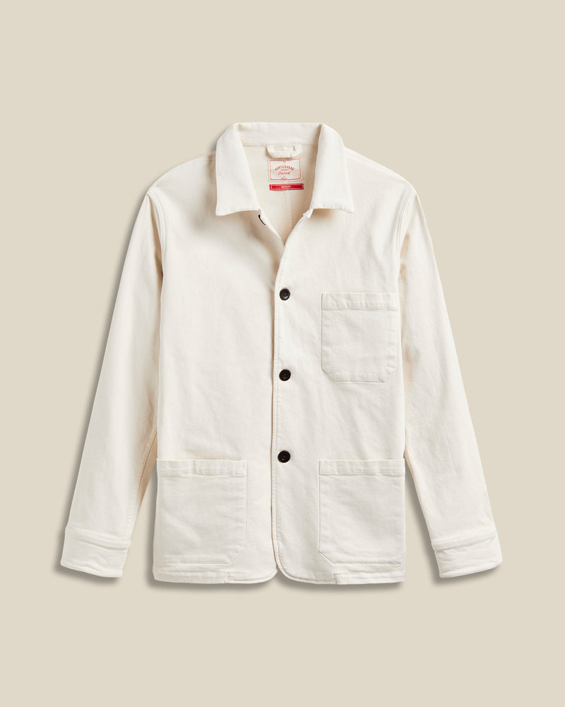 portuguese flannel AW Labura Jacket - Ecru