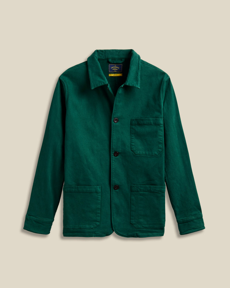 portuguese flannel AW Labura Jacket - Green
