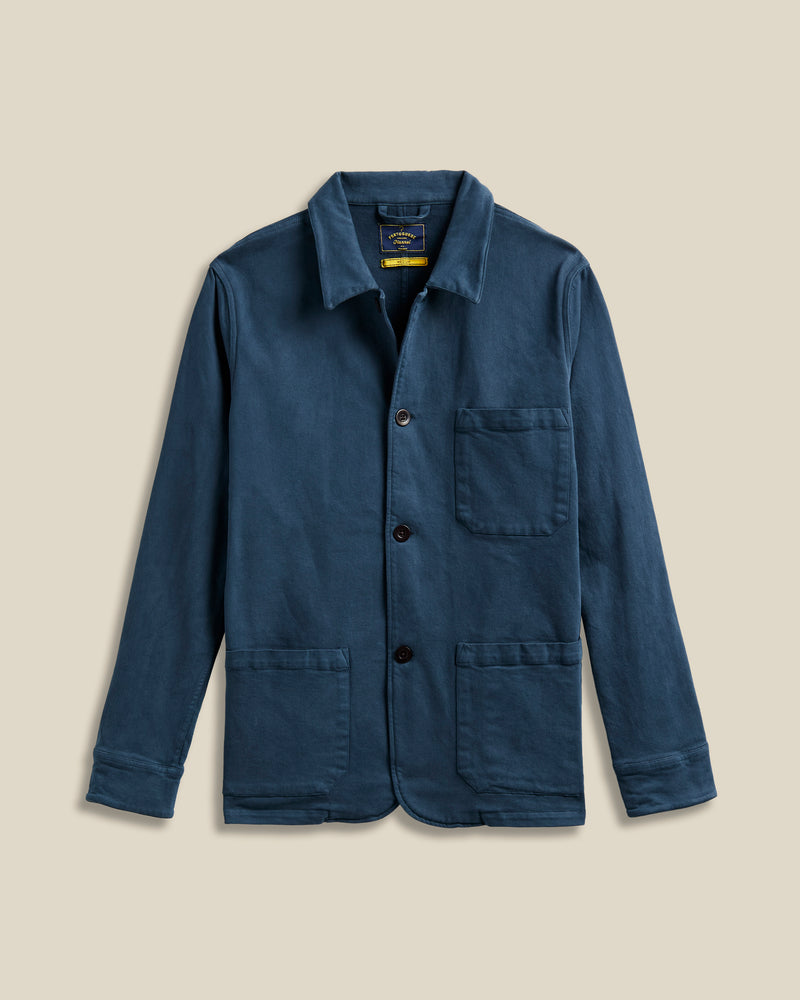 portuguese flannel AW Labura Jacket - Navy