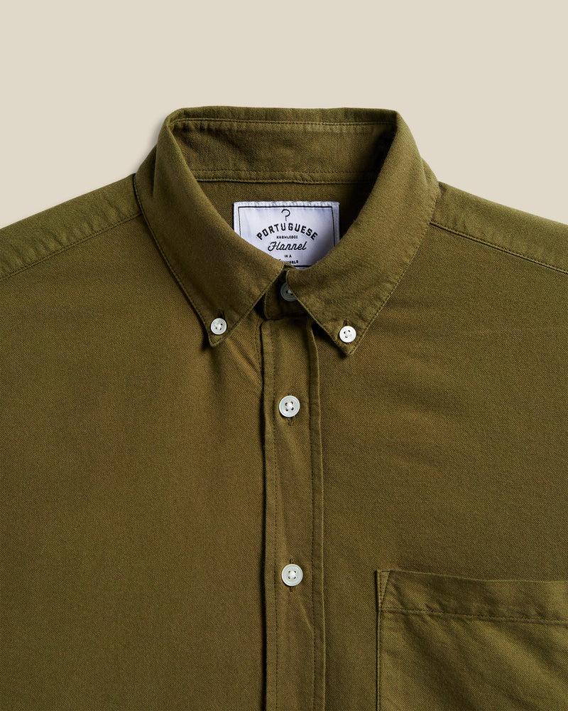Portuguese Flannel Belavista - Olive