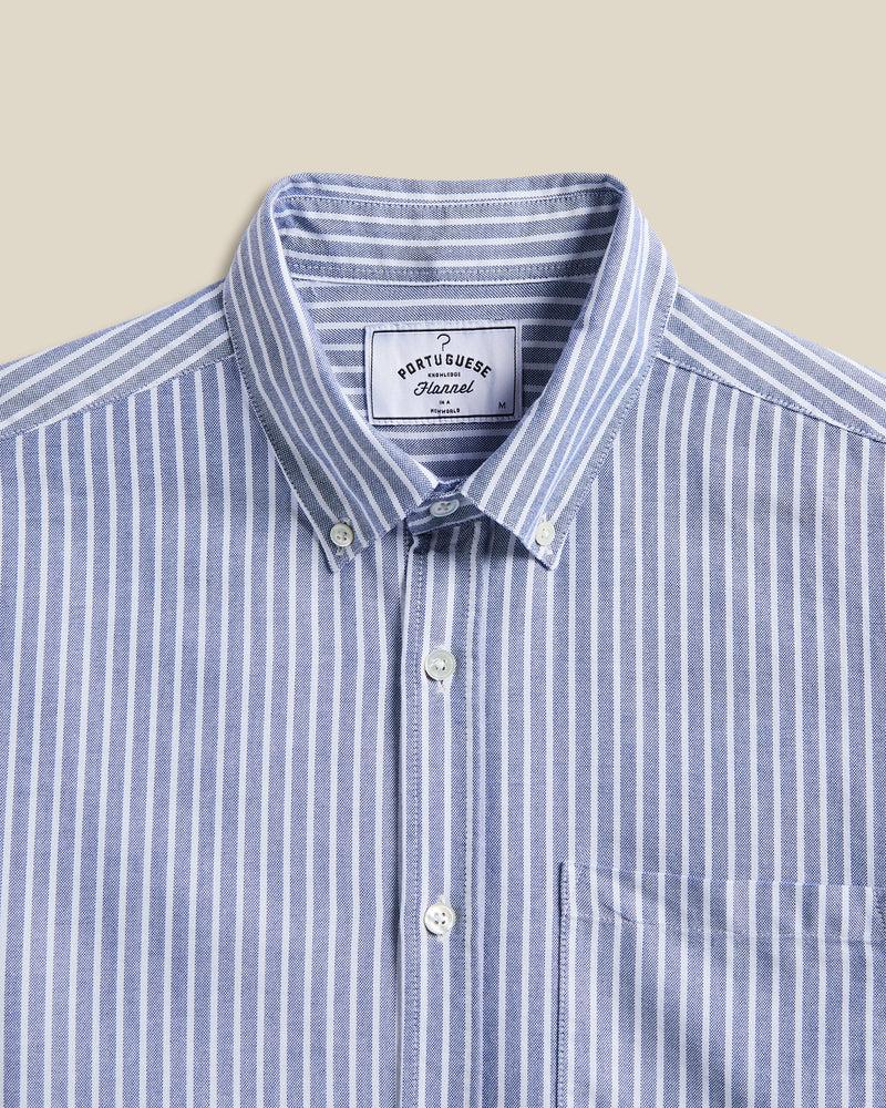 Portuguese Flannel Belavista Stripe - Blue