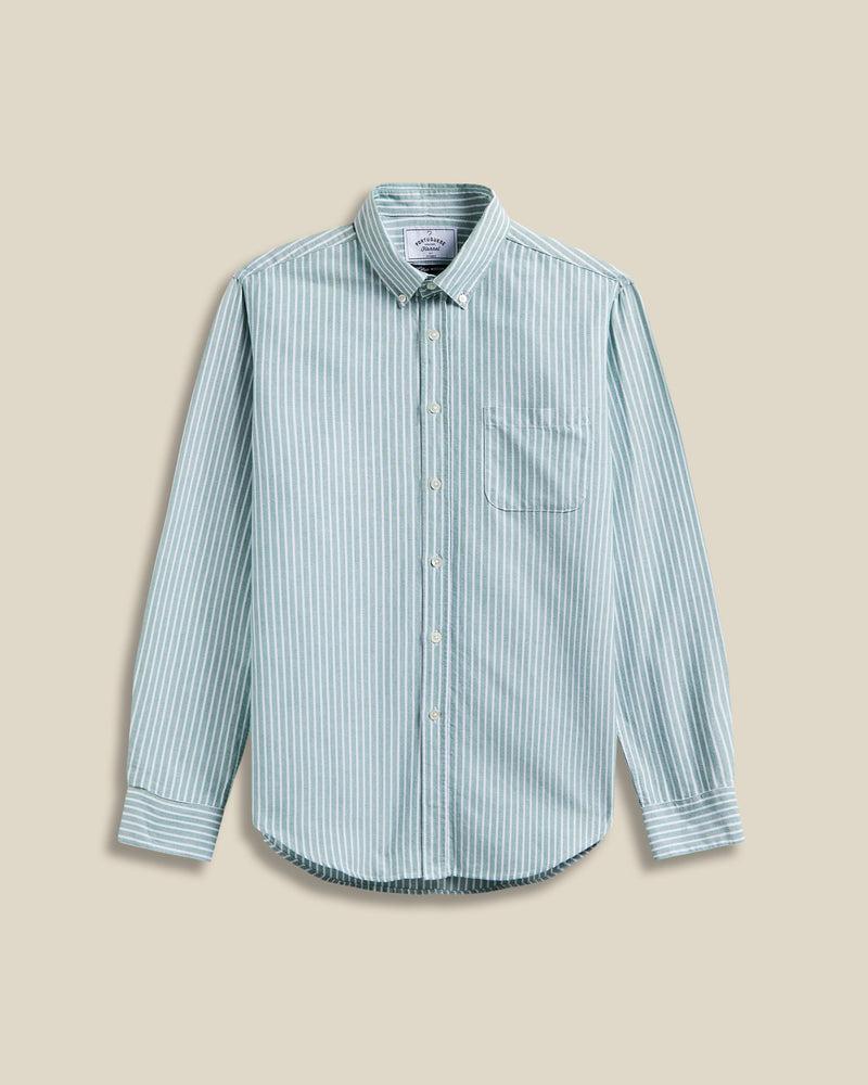 portuguese flannel Belavista Stripe - Green