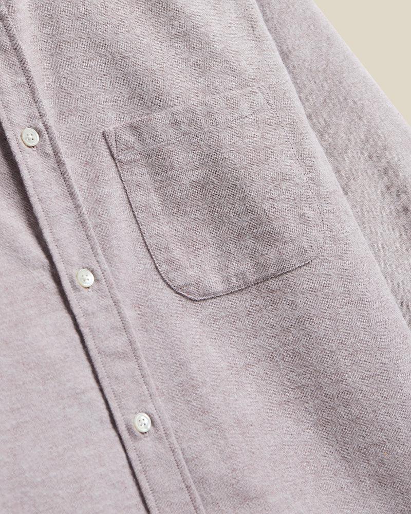 Portuguese Flannel Brushed Oxford - Bordeaux