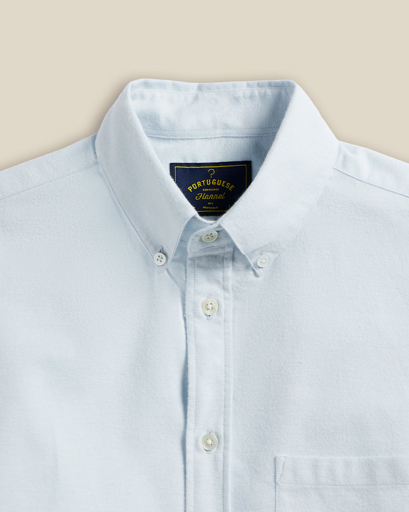 Portuguese Flannel Brushed Oxford - Light Blue