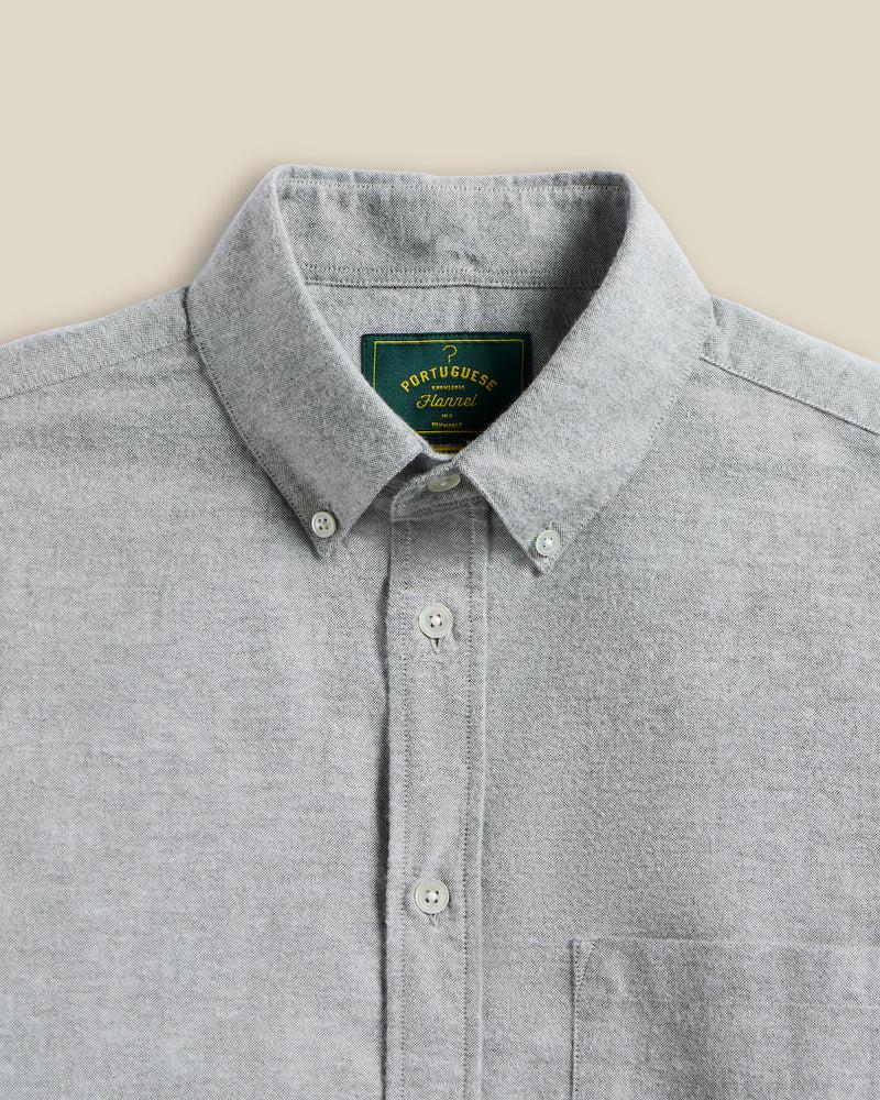 Portuguese Flannel Brushed Oxford - Moss Green
