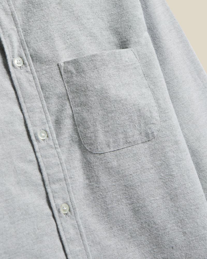 Portuguese Flannel Brushed Oxford - Moss Green