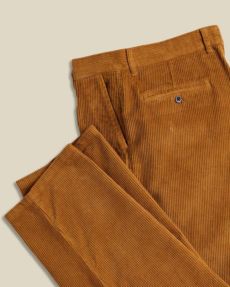 Portuguese Flannel Corduroy Trousers - Autumn Shades