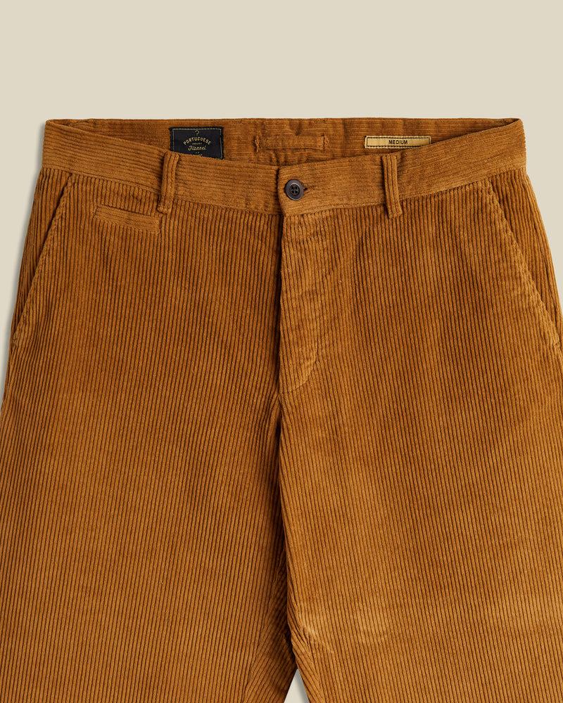 Portuguese Flannel Corduroy Trousers - Autumn Shades