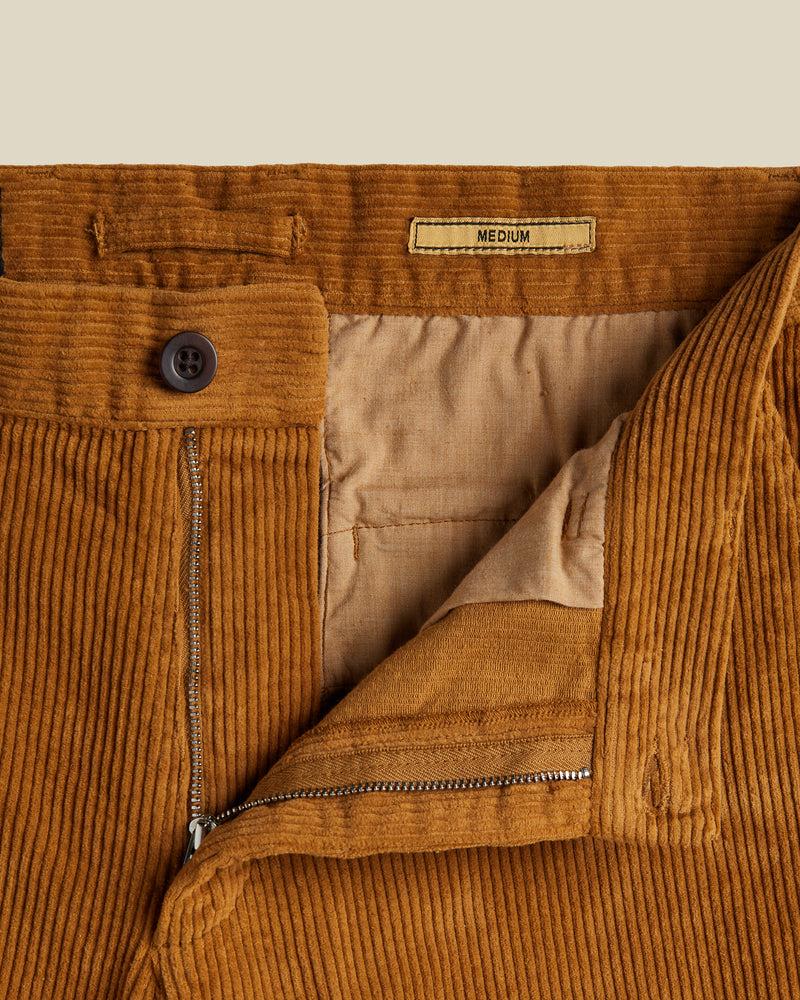 Portuguese Flannel Corduroy Trousers - Autumn Shades