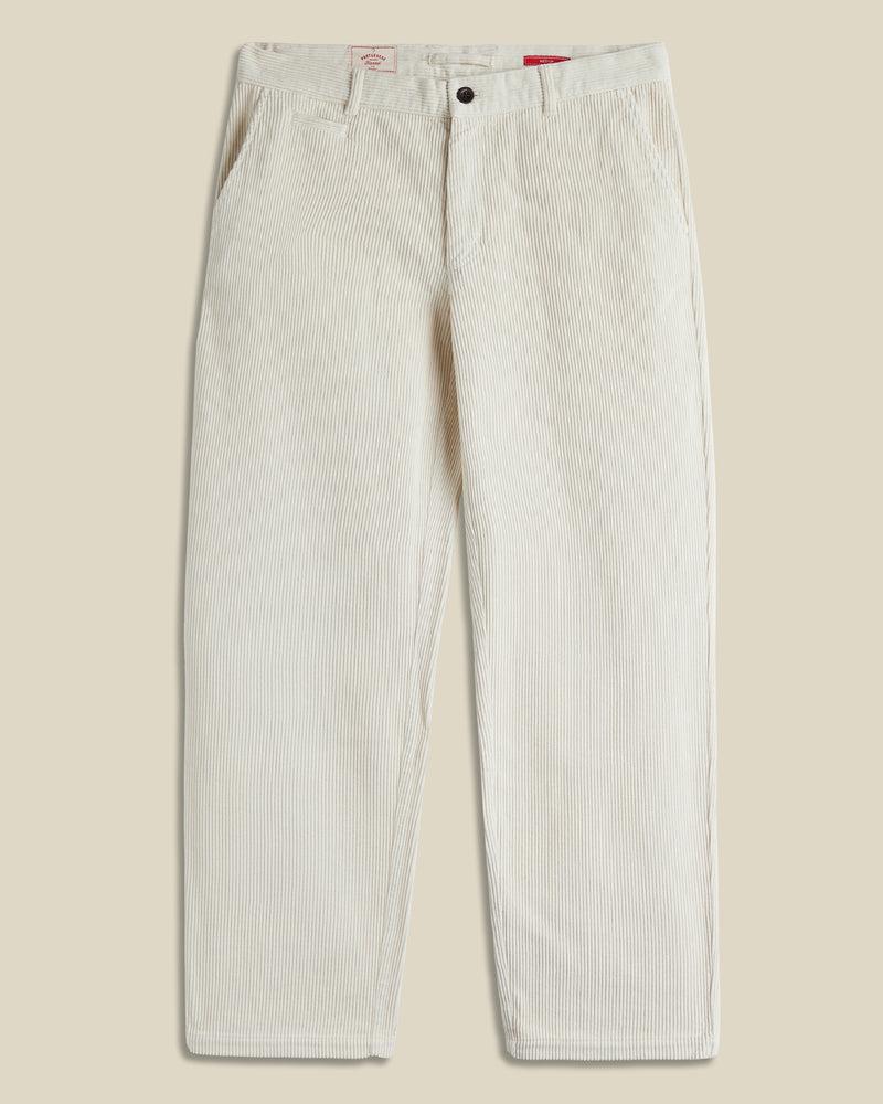 portuguese flannel Corduroy Trousers - Ecru