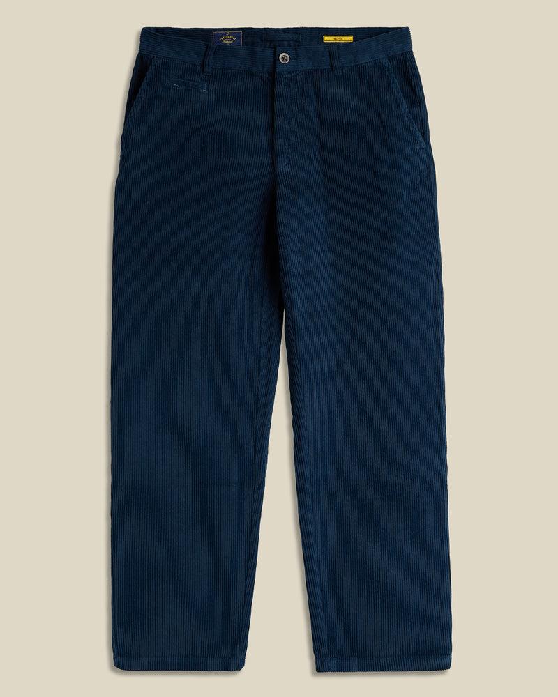 portuguese flannel Corduroy Trousers - Navy