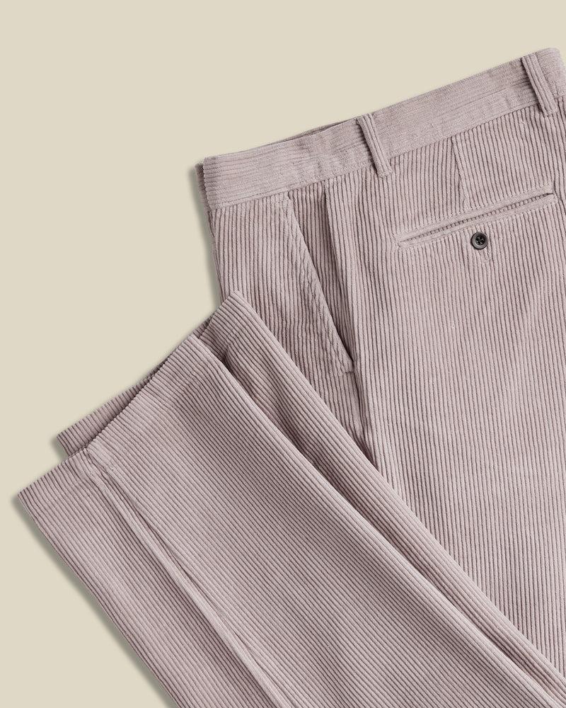 Portuguese Flannel Corduroy Trousers - Old Rose