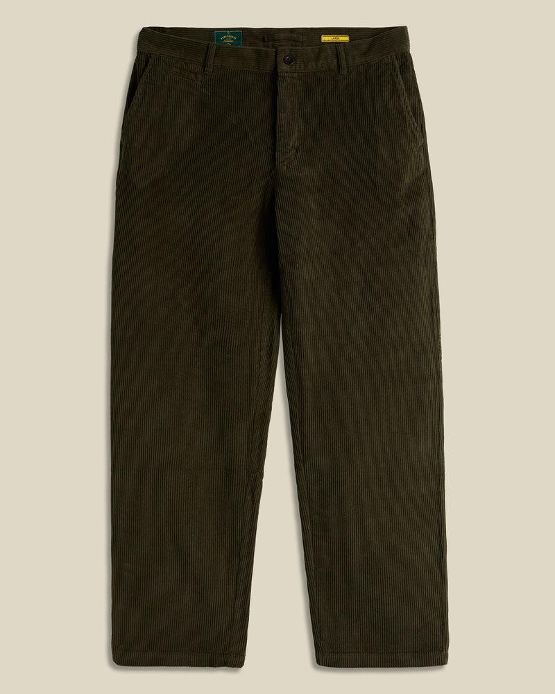 portuguese flannel Corduroy Trousers - Olive