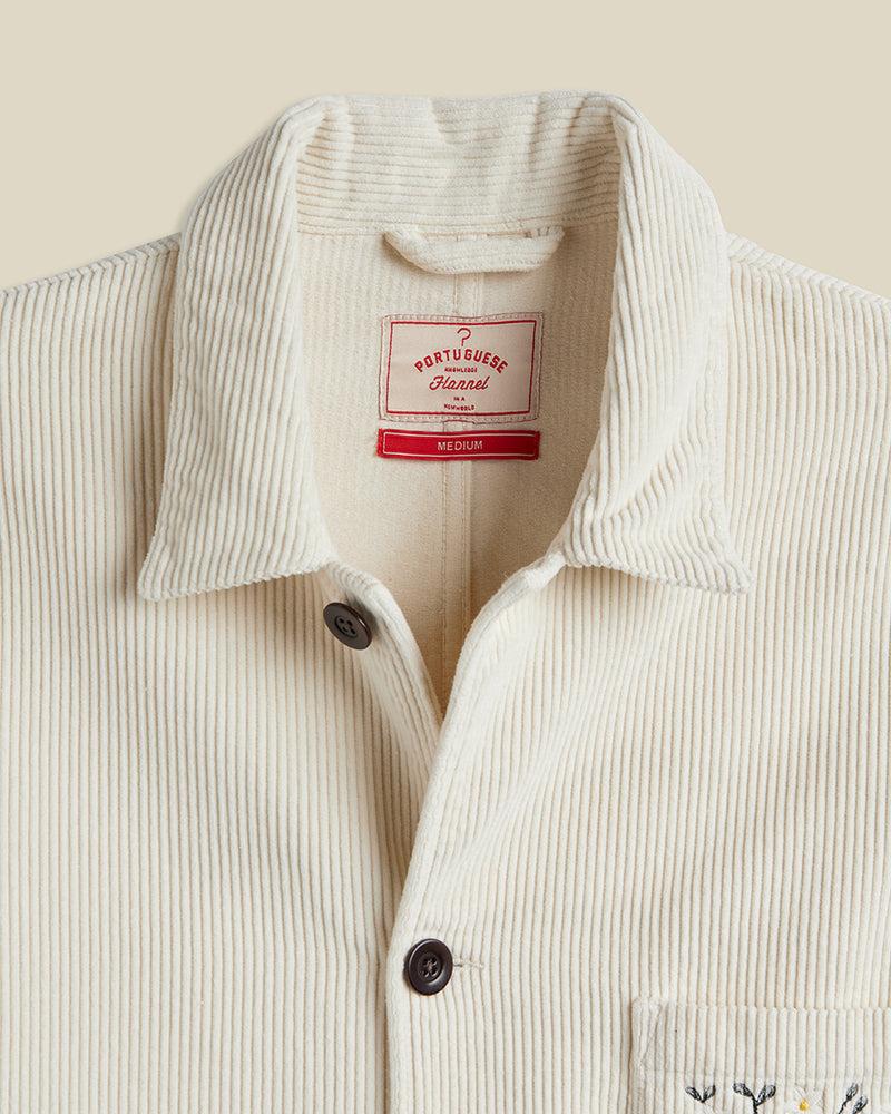 Portuguese Flannel Embroidery Cord Jacket