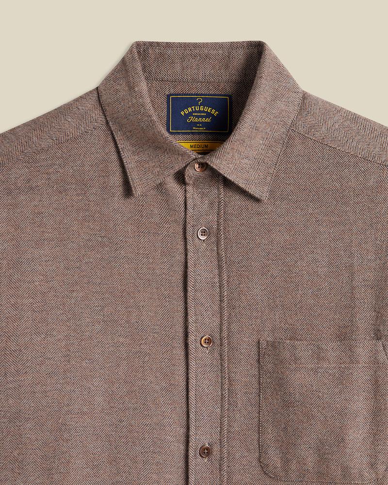Portuguese Flannel Espiga - Brown