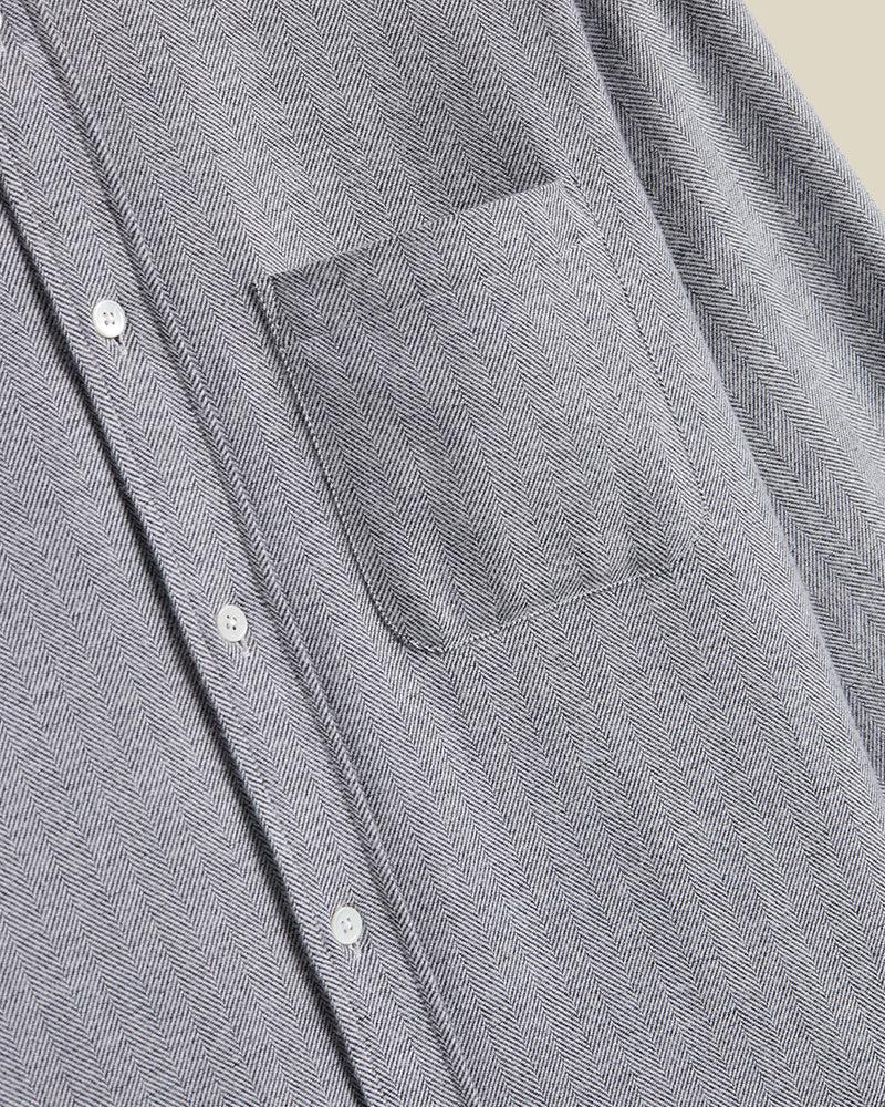 Portuguese Flannel Espiga - Grey