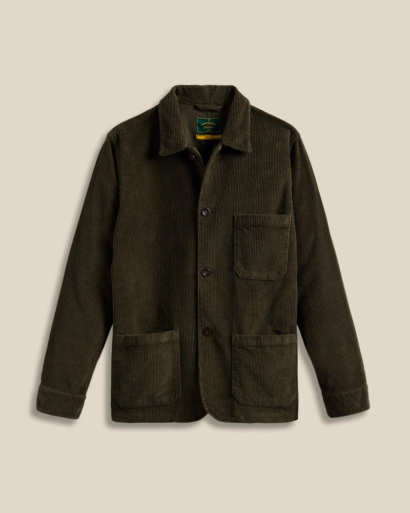 portuguese flannel Labura Corduroy - Olive