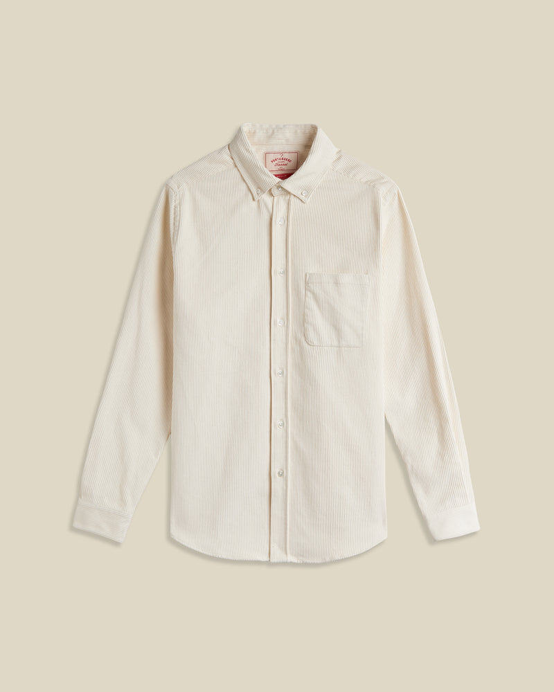 portuguese flannel Lobo 2.0 - Ecru