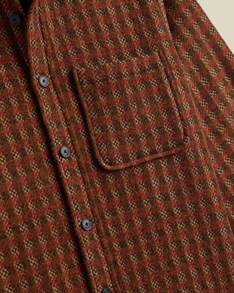 Portuguese Flannel Merino Tweed - Brown