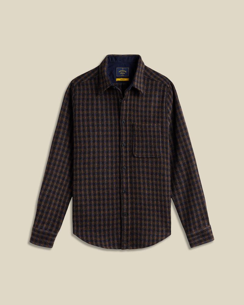 portuguese flannel Merino Tweed - Navy