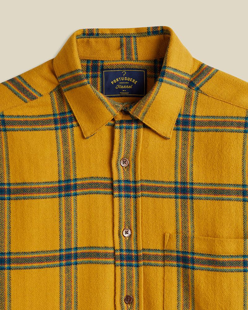 Portuguese Flannel Standard Yellow Plaid
