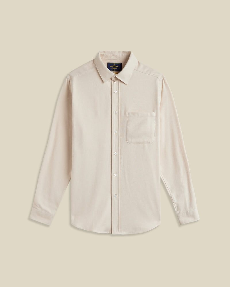 portuguese flannel Teca 2.0 - Ecru