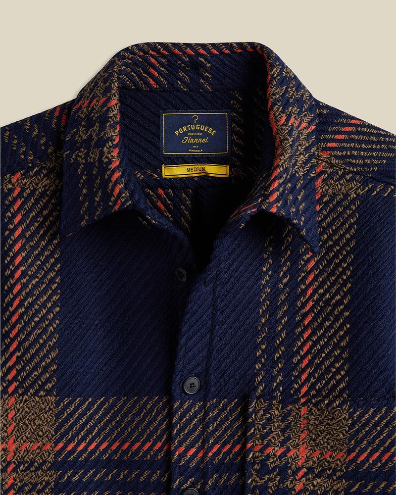 Portuguese Flannel Upper Overshirt - Blend
