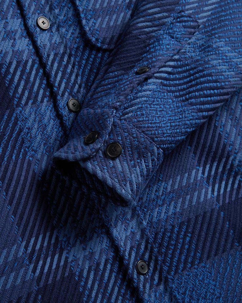 Portuguese Flannel Upper Overshirt - Blue
