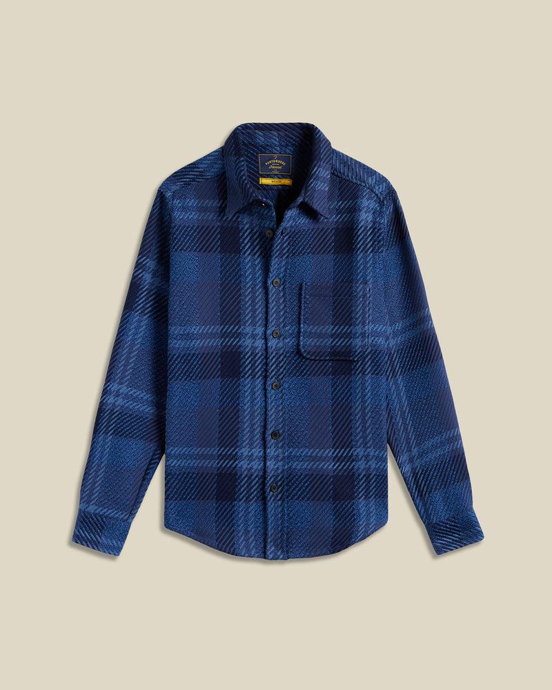 portuguese flannel Upper Overshirt - Blue