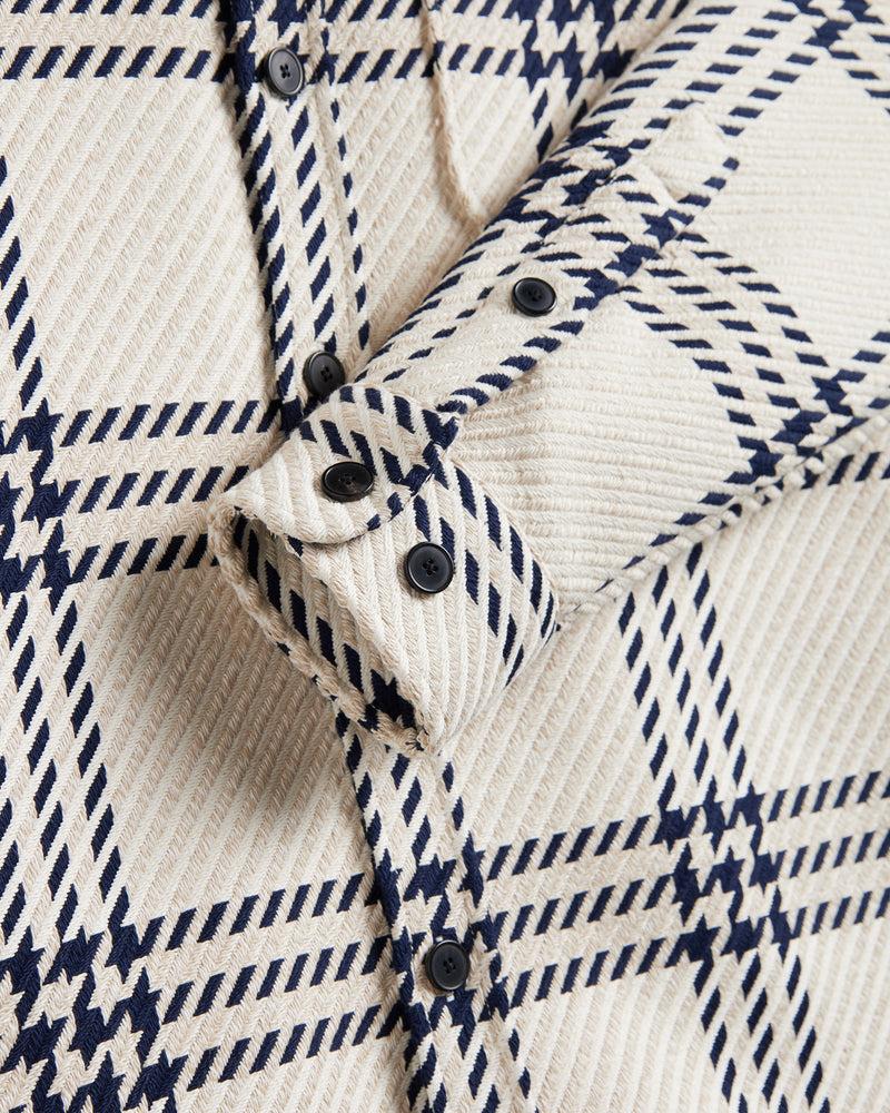 Portuguese Flannel Upper Overshirt - Ecru