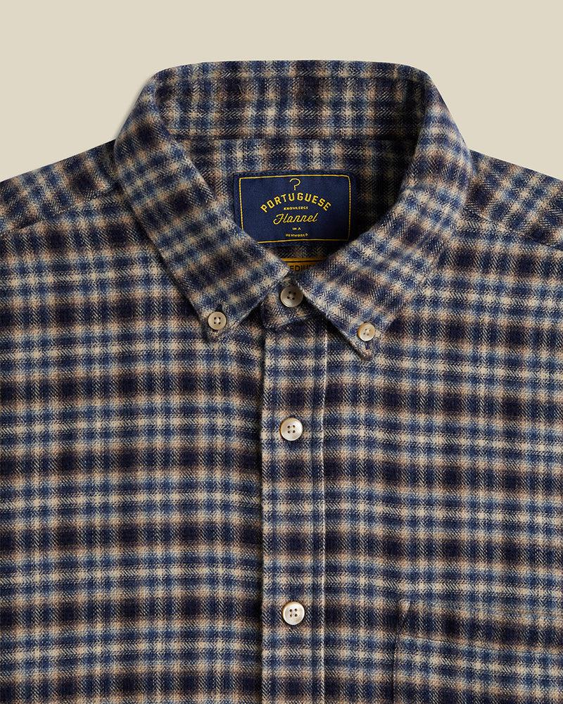 Portuguese Flannel Vouga - Blue