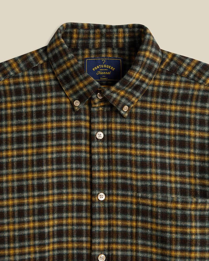 Portuguese Flannel Vouga - Green