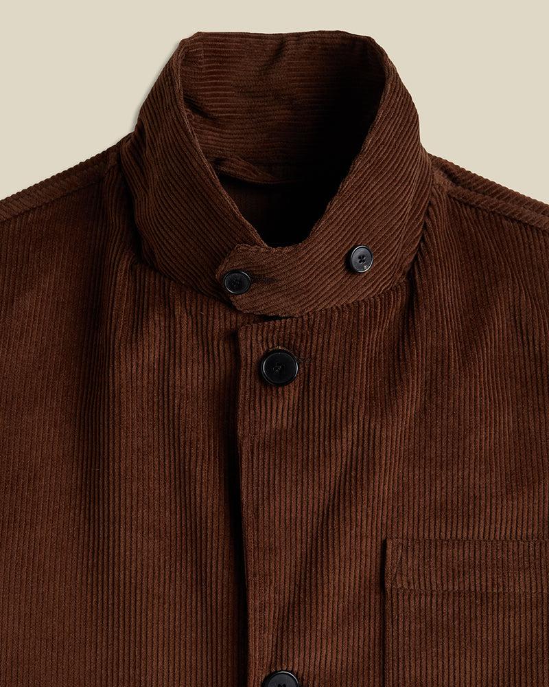 Portuguese Flannel Working Blazer Cord - Brown