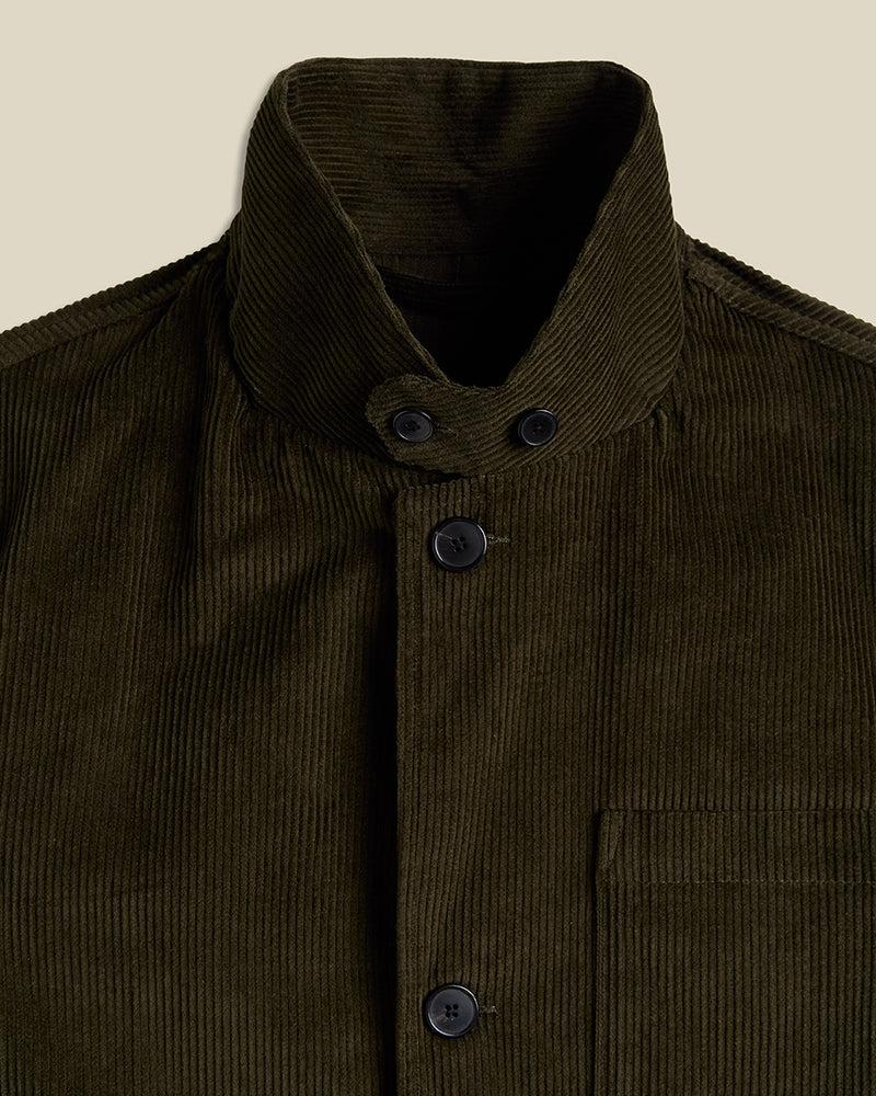 Portuguese Flannel Working Blazer Cord - Olive