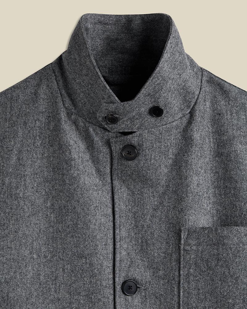 Portuguese Flannel Working Blazer Wool - Grey