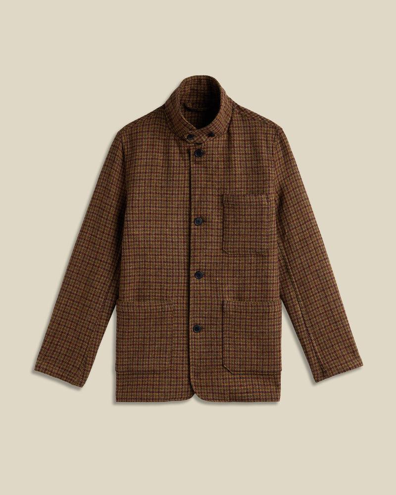 Portuguese Flannel Working Blazer Wool - Pied Poule