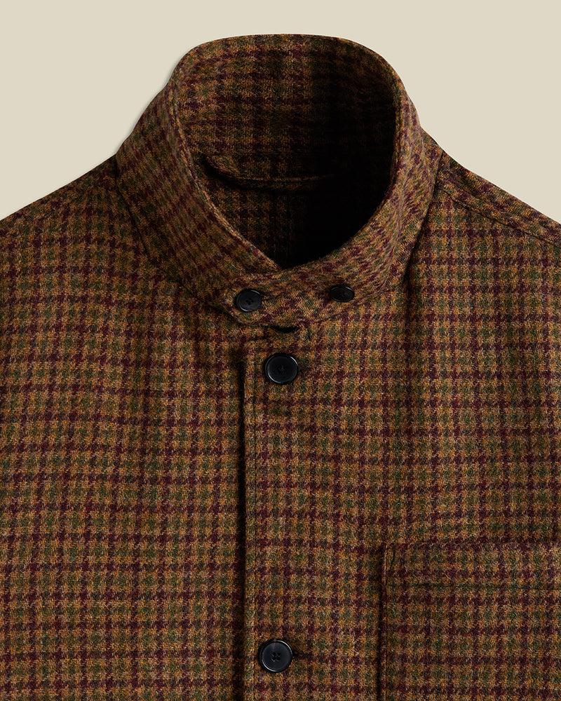 Portuguese Flannel Working Blazer Wool - Pied Poule