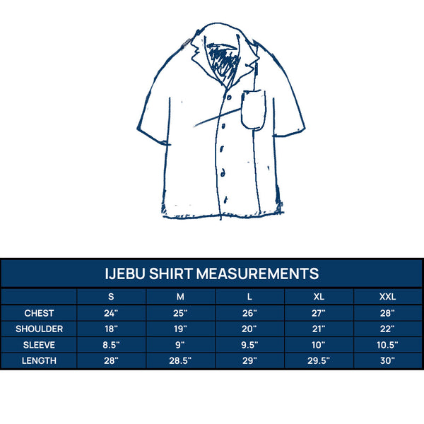 Post Imperial IJEBU SHORT SLEEVE CAMP SHIRT