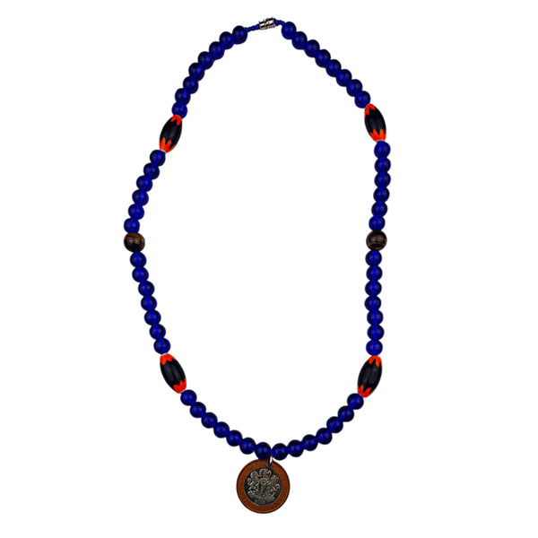 post imperial OLOKUN BEADED NECKLACE